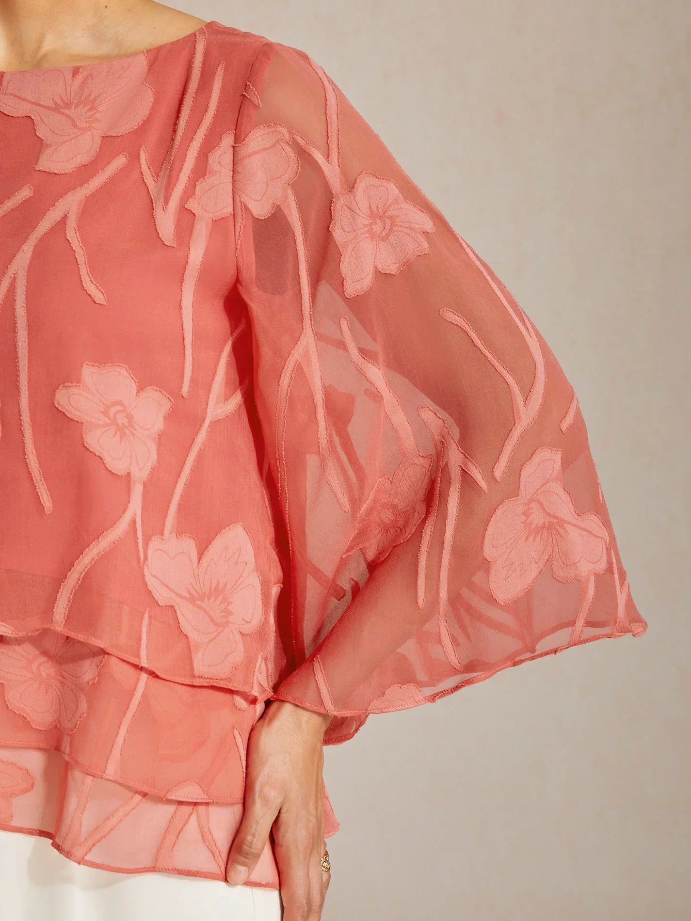 Rosalie | Elegant Floral Layered Blouse