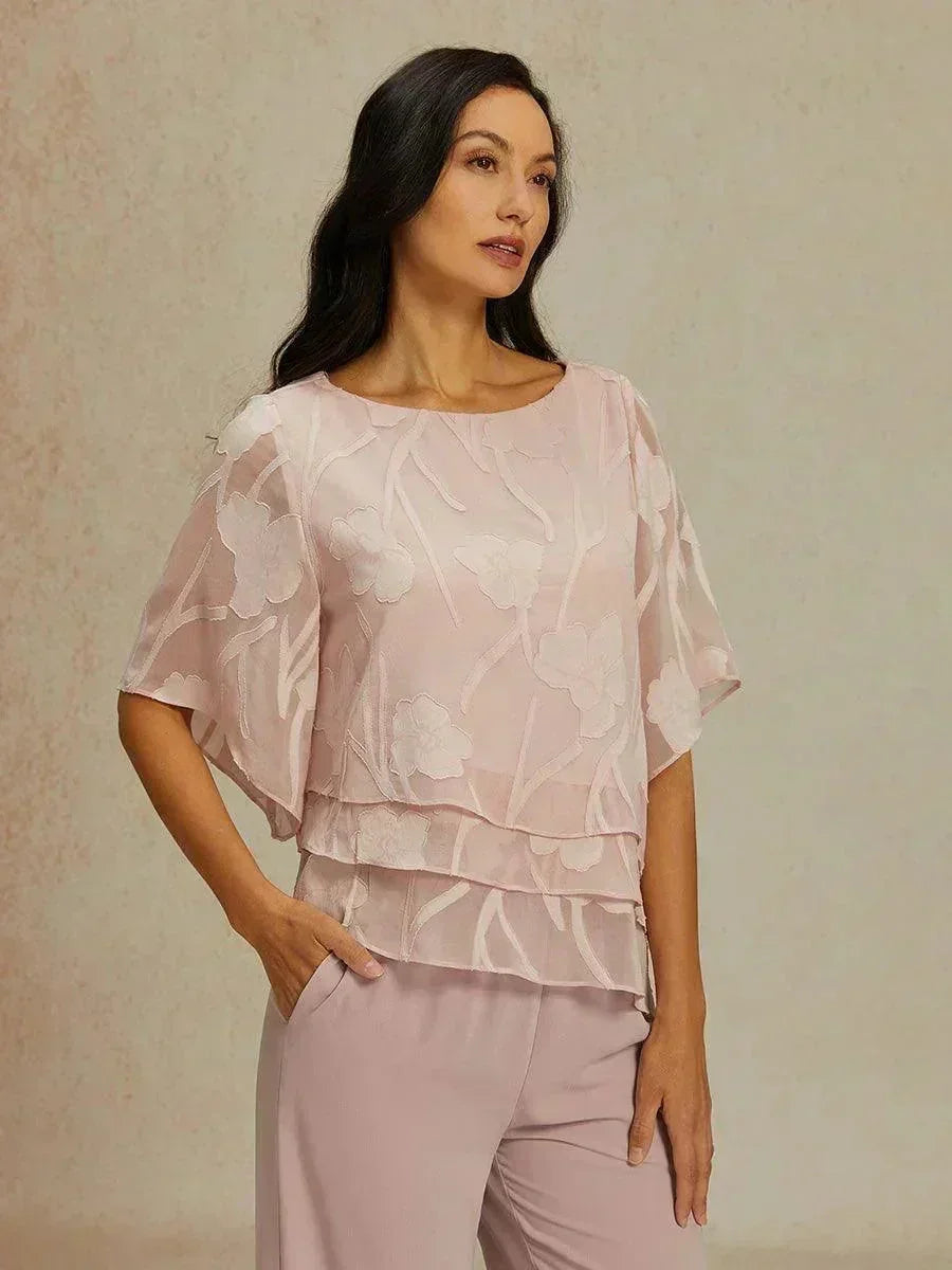 Rosalie | Elegant Floral Layered Blouse