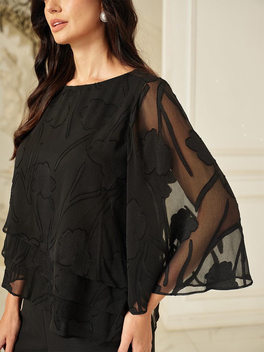 Rosalie | Elegant Floral Layered Blouse