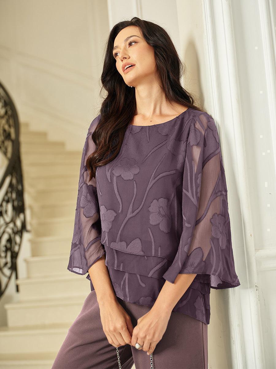 Rosalie | Elegant Floral Layered Blouse
