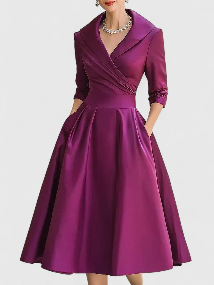 Yan - Elegant Midi Dress