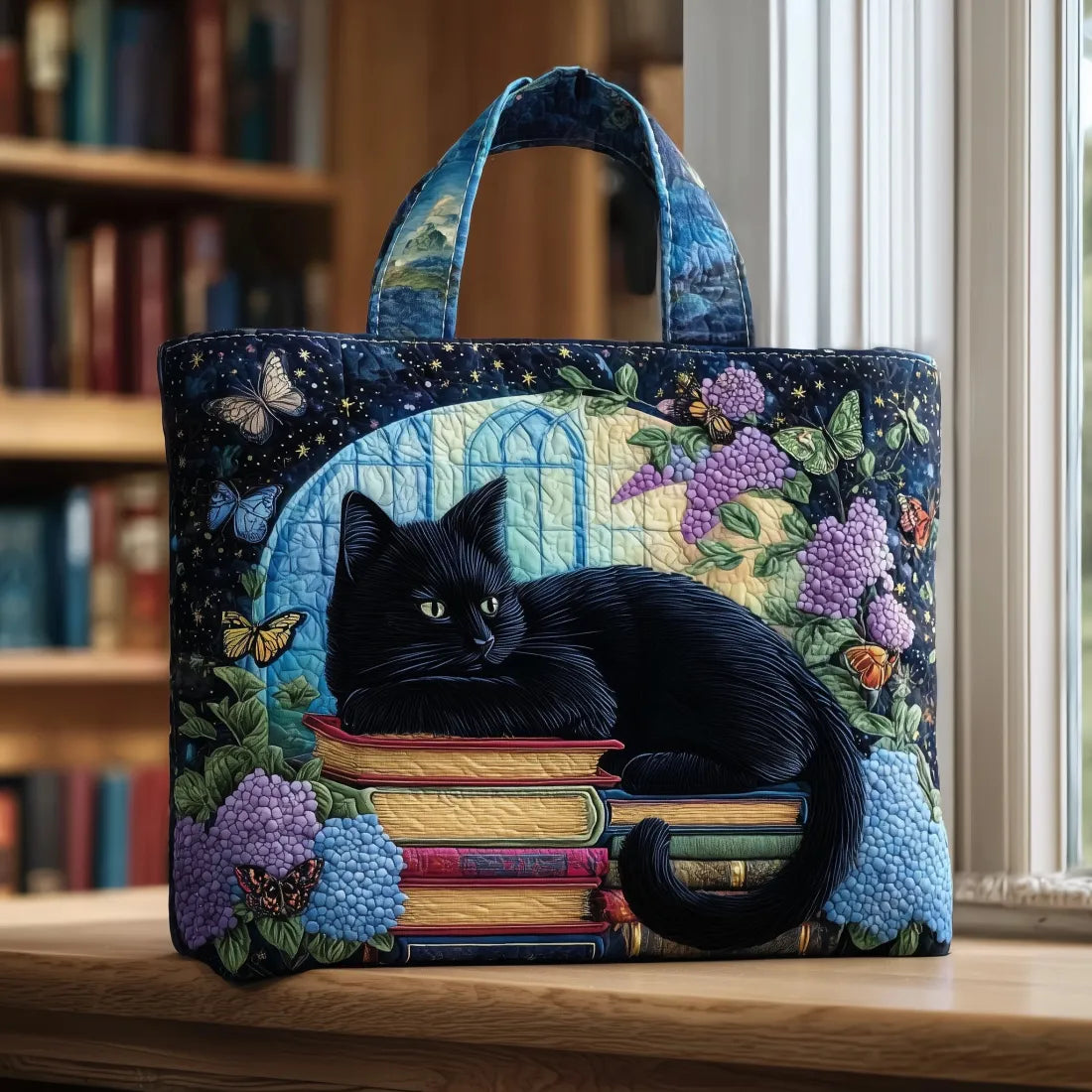 Chat Noir - Stylish Quilted Tote