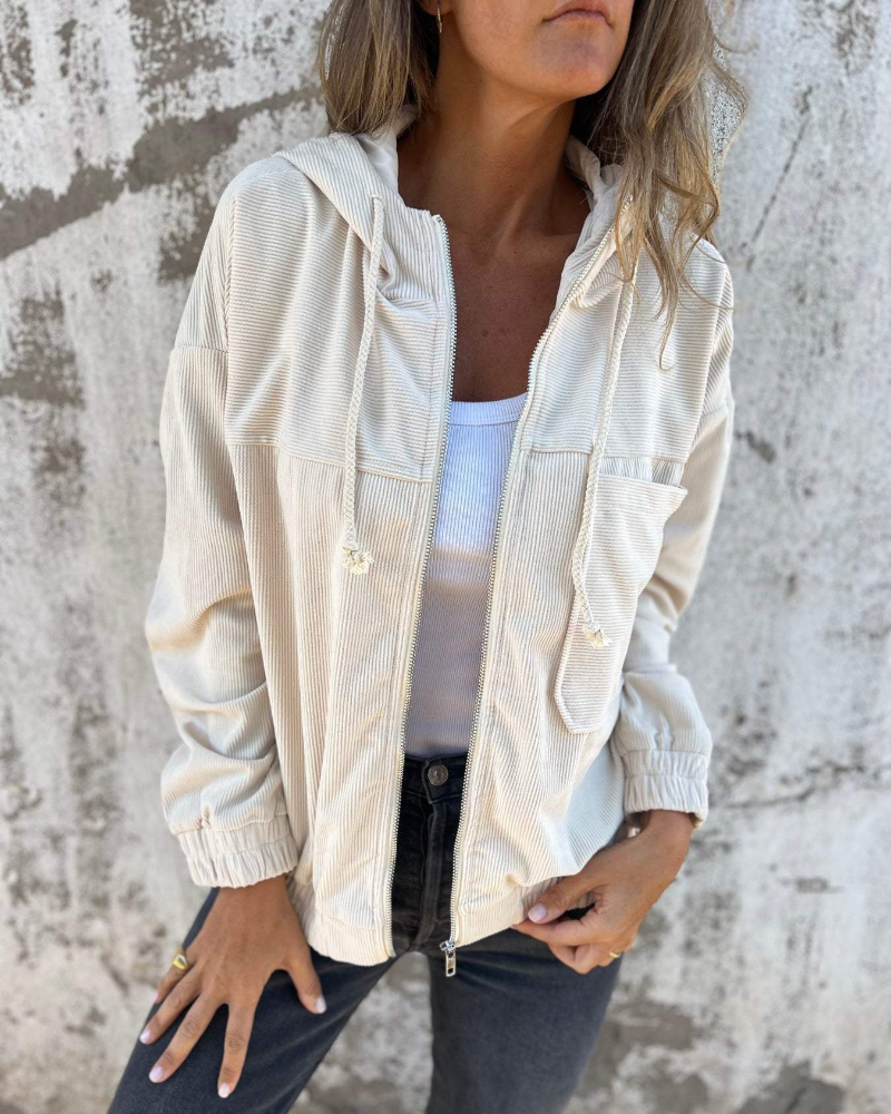 Brinley | Relaxed Zip Cord Jacket