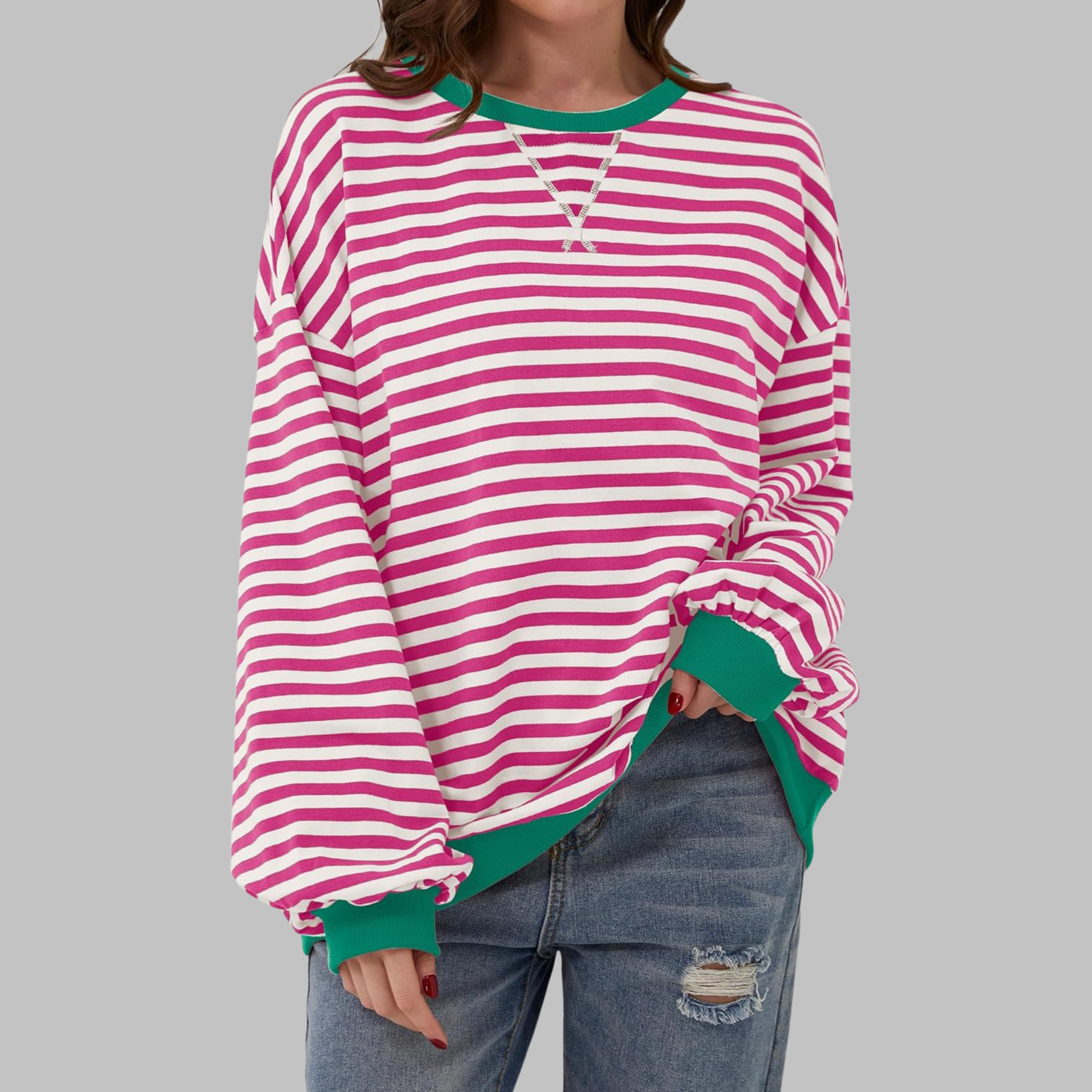 Sophie | Relaxed Striped Long Sleeve Top