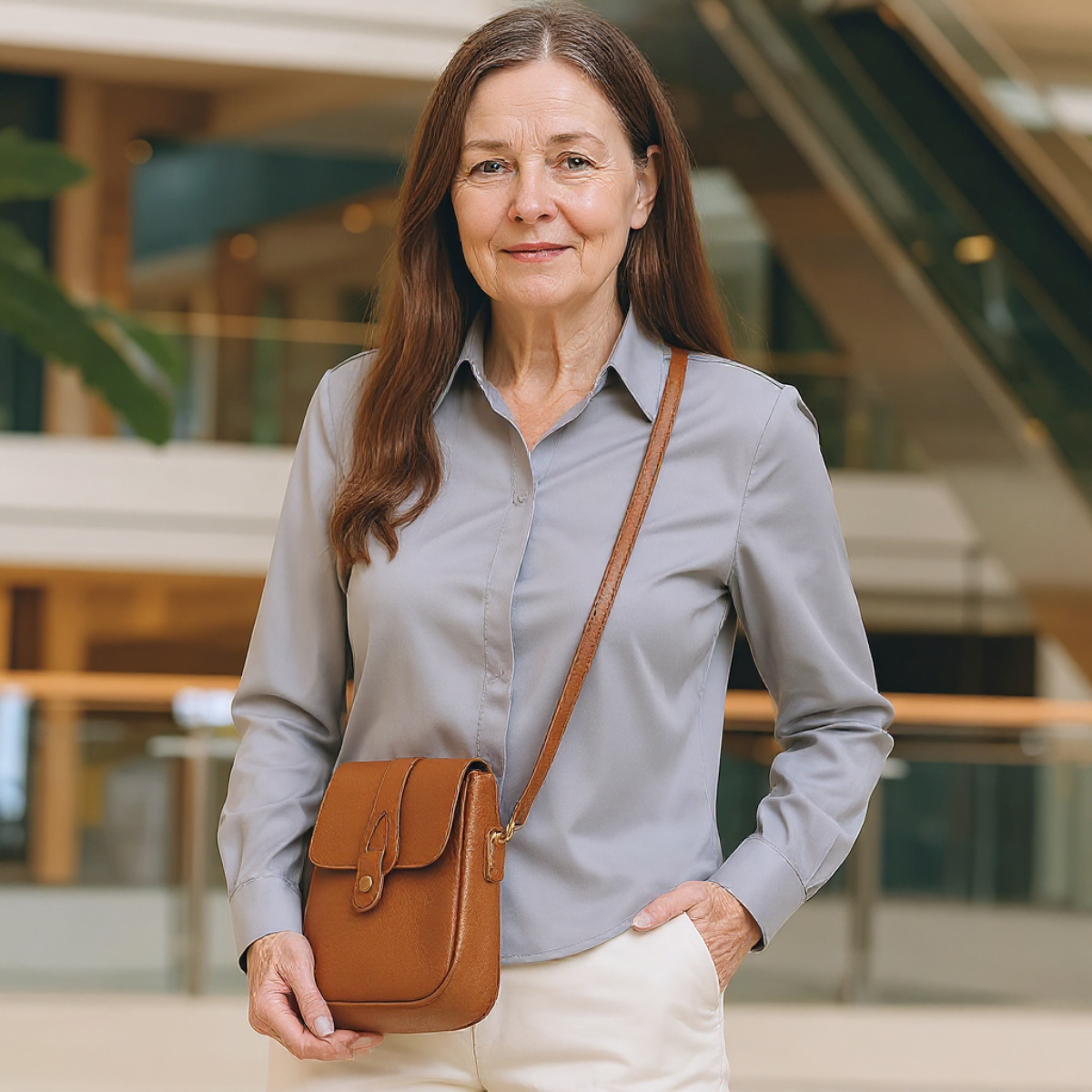 Lotte - Leather Shoulder Bag