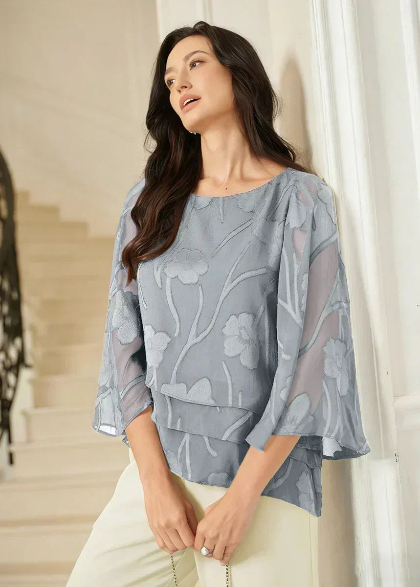 Rosalie | Elegant Floral Layered Blouse