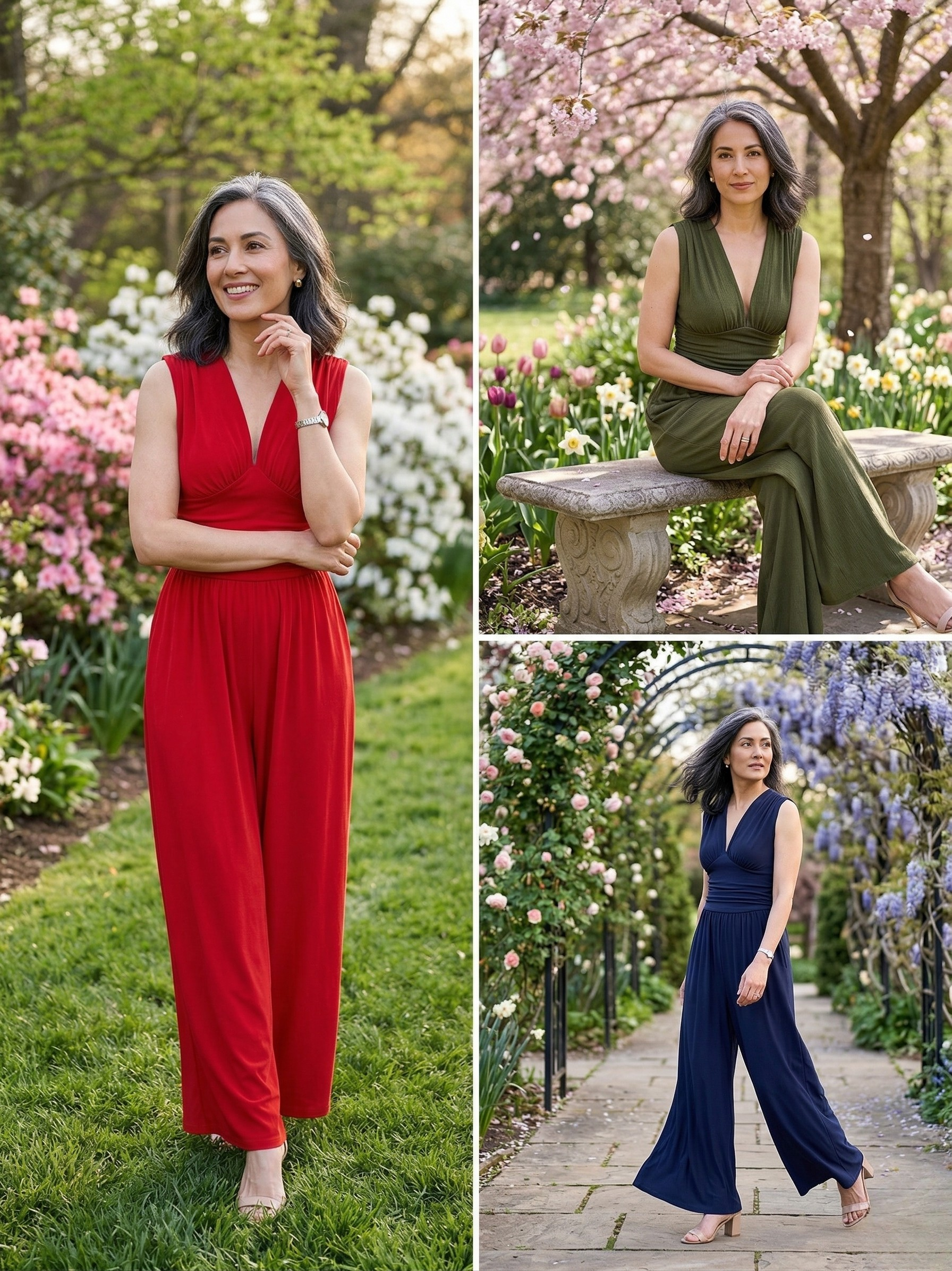 Valerisse – Elegant Sleeveless Jumpsuit with Texture and Wide Legs