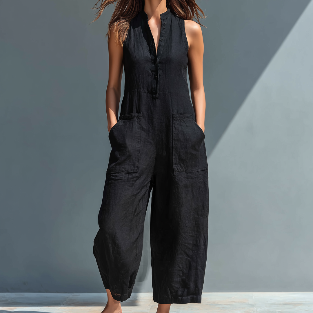 Harlow - Relaxed Linen Jumpsuit