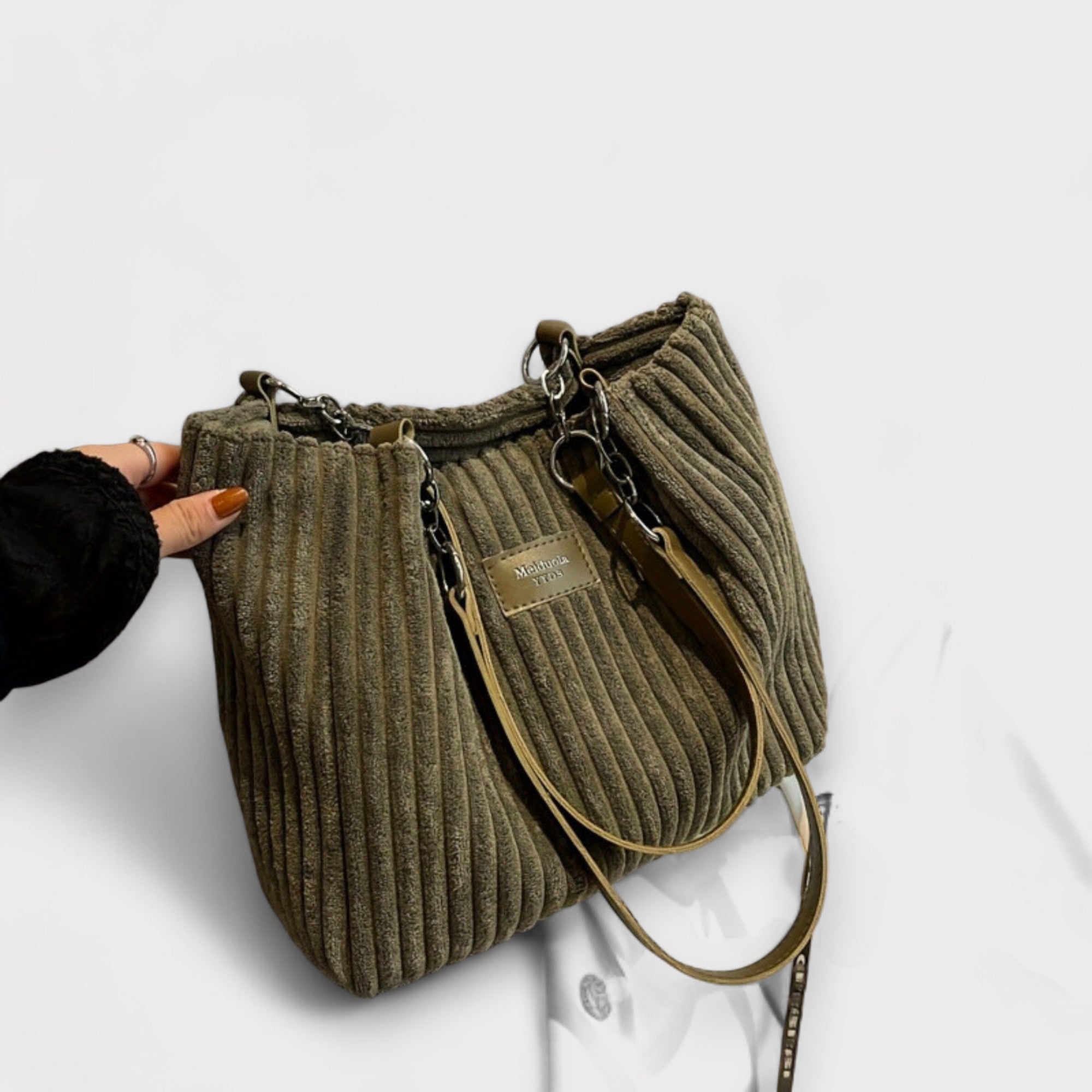 Eline - Soft Corduroy Shoulder Bag