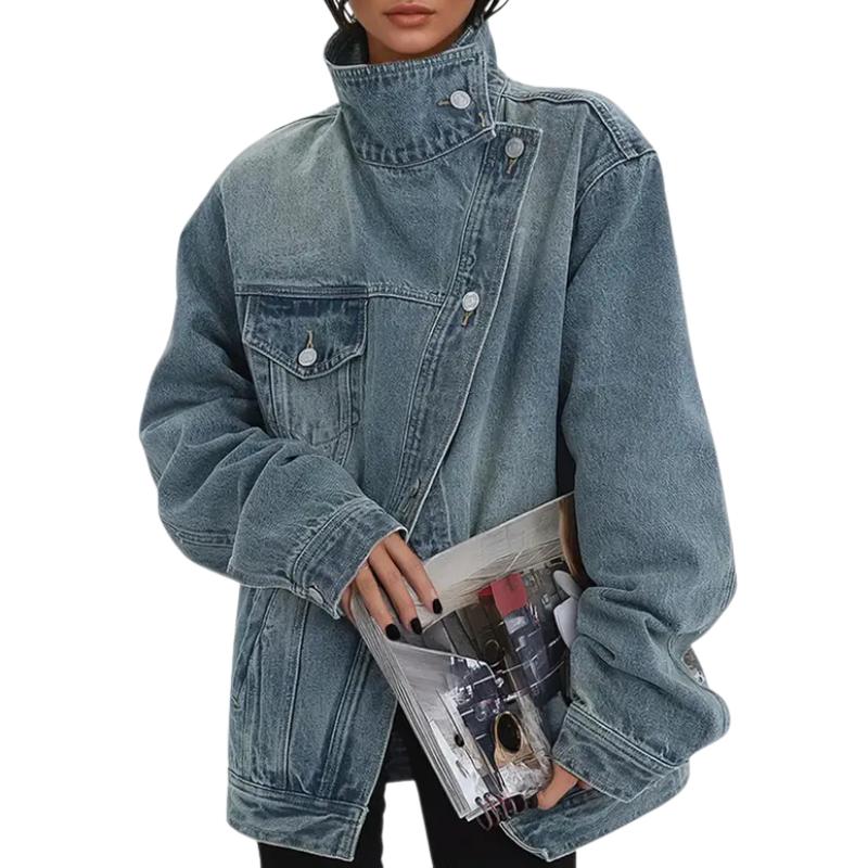 Harriet | Modern Asymmetric Button Jacket