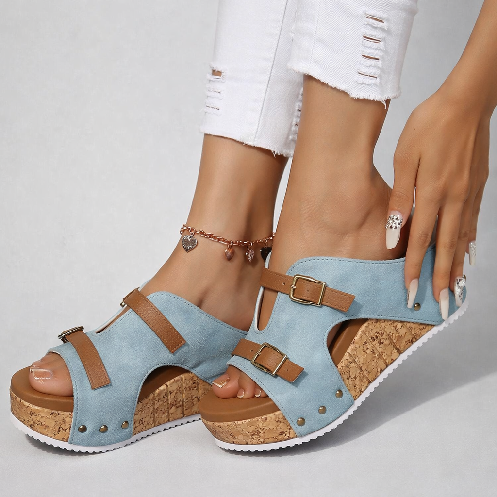 Beosha Platform Sandals
