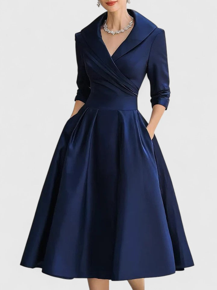 Yan - Elegant Midi Dress