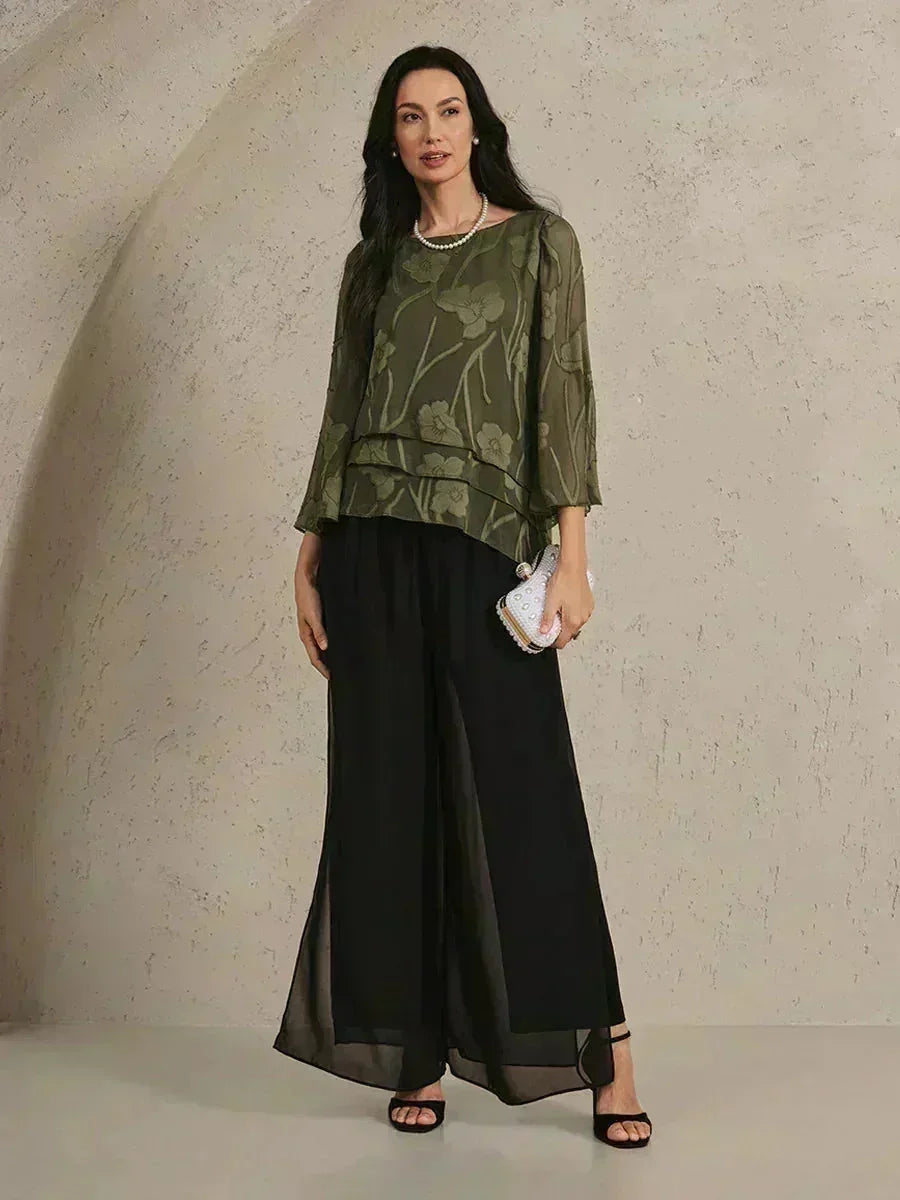 Rosalie | Elegant Floral Layered Blouse