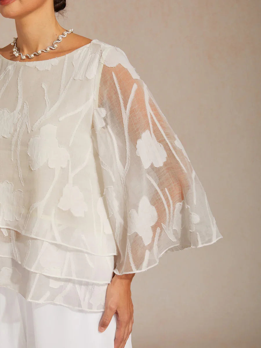 Rosalie | Elegant Floral Layered Blouse