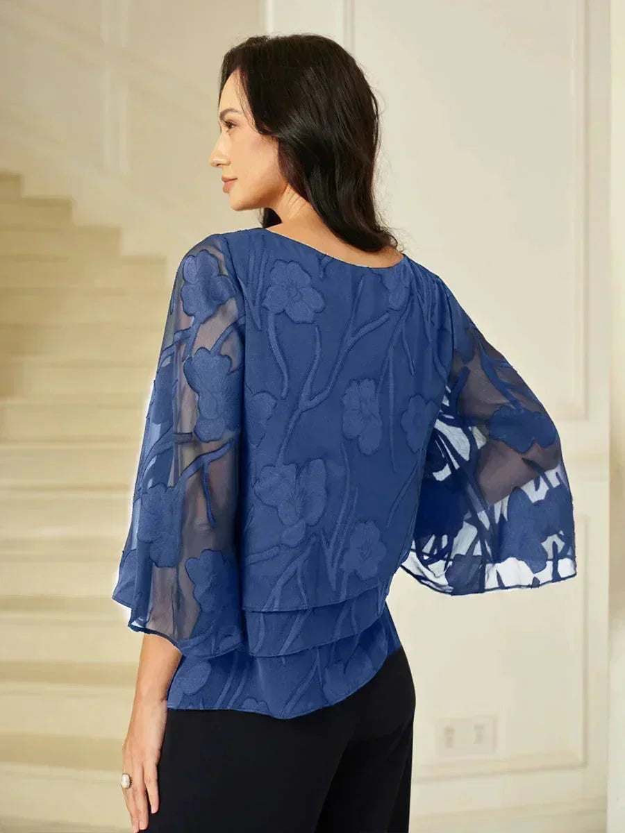 Rosalie | Elegant Floral Layered Blouse