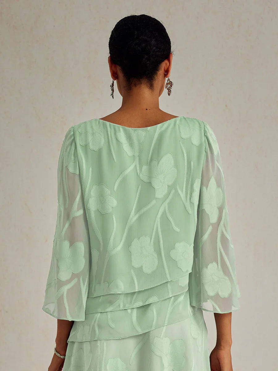 Rosalie | Elegant Floral Layered Blouse