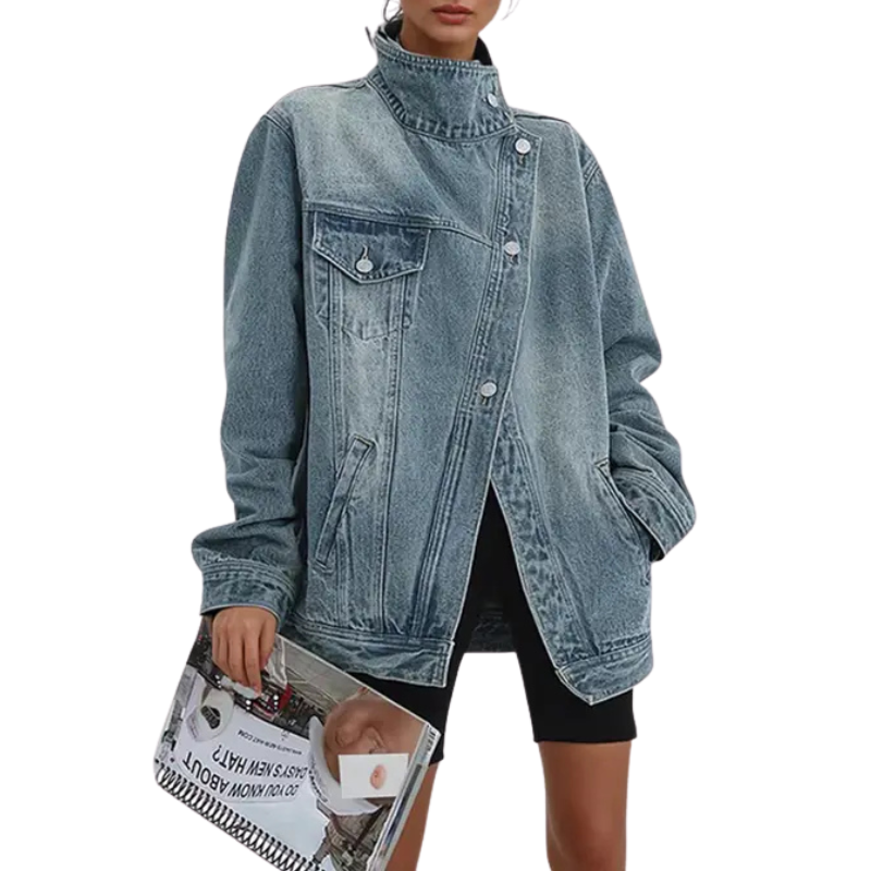 Harriet | Modern Asymmetric Button Jacket