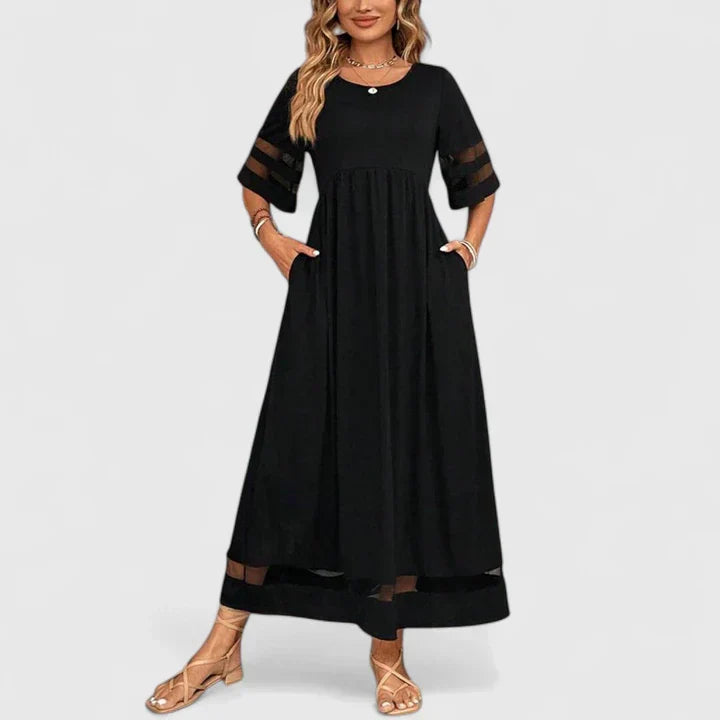 Delymarina - Elegant Midi Dress