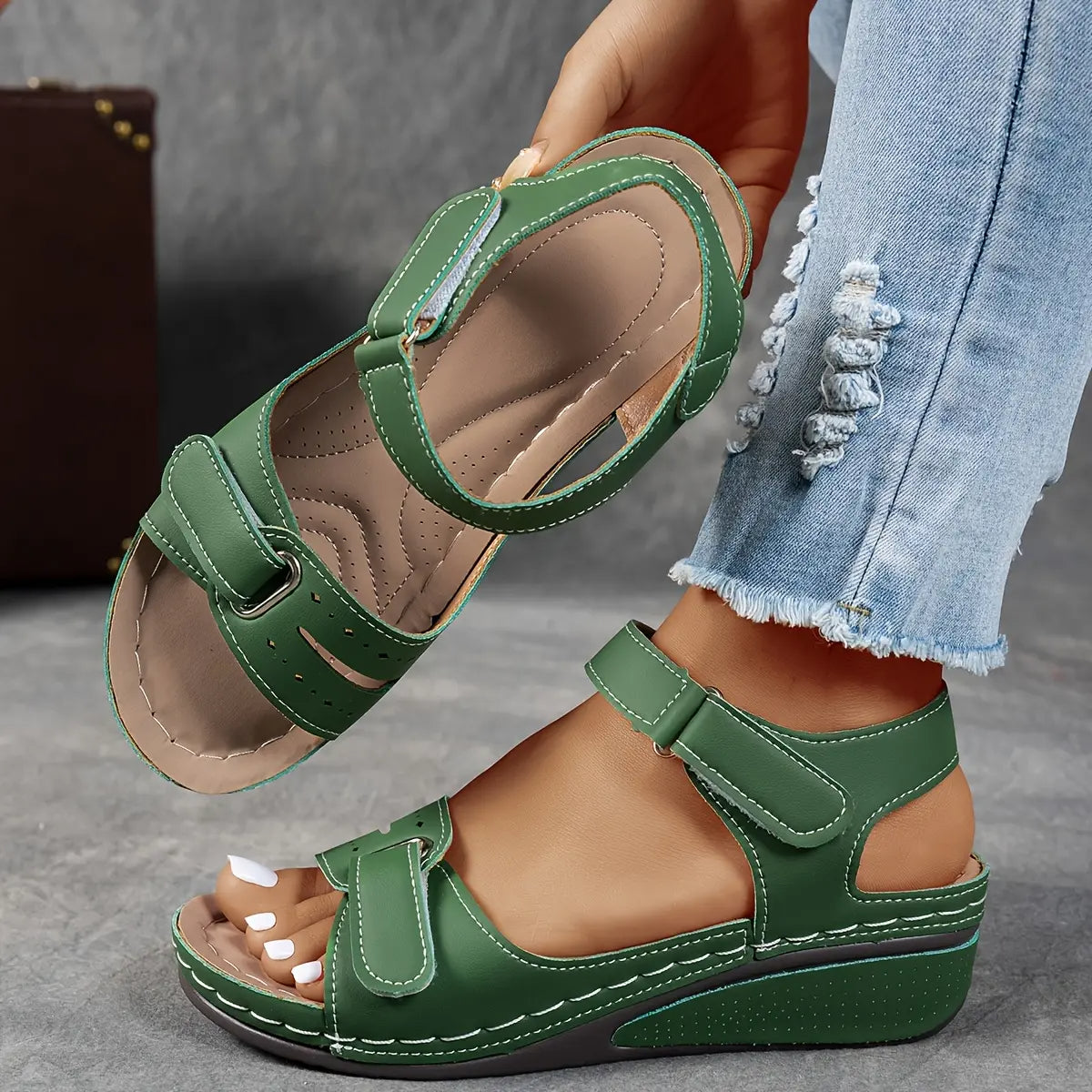 Camilla | Orthopedic Wedge Sandals