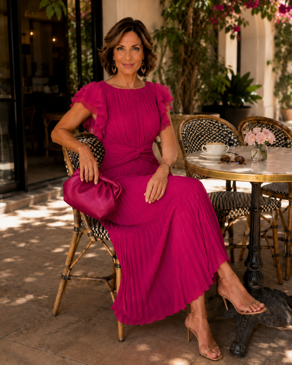 Seraphina | Elegant Pleated Maxi Dress