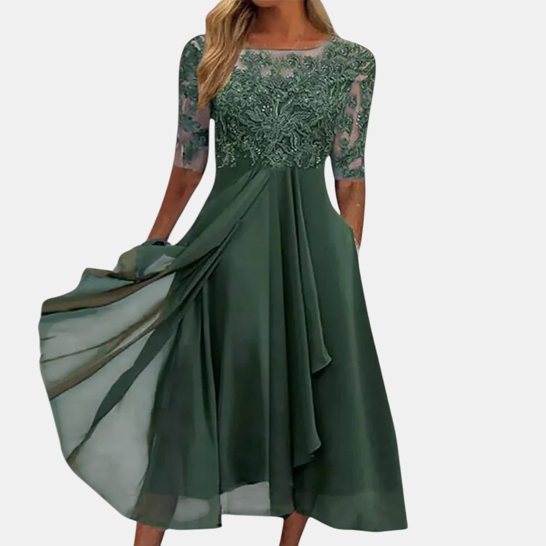 Celestine | Elegant Lace Occasion Dress