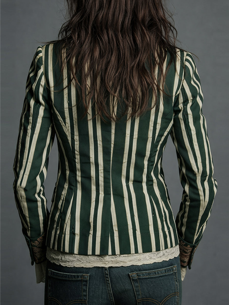 The Juniper - Bohemian Striped Blazer