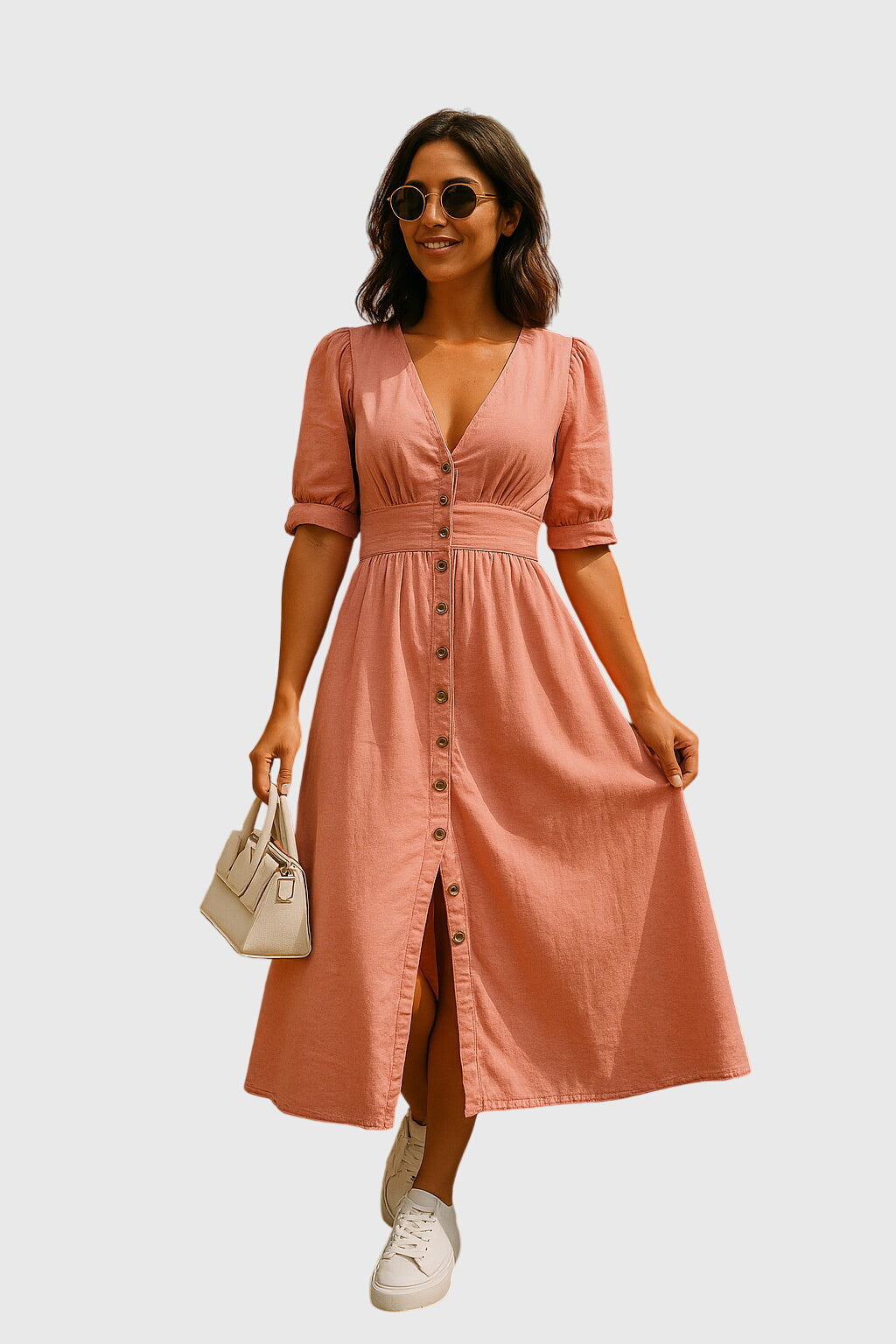 Jacqueline - Elegant Denim Dress