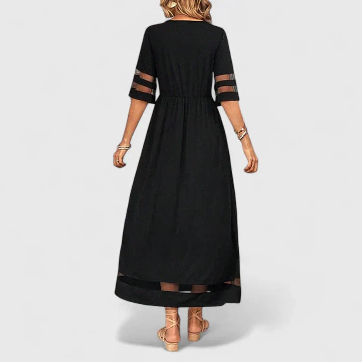 Delymarina - Elegant Midi Dress