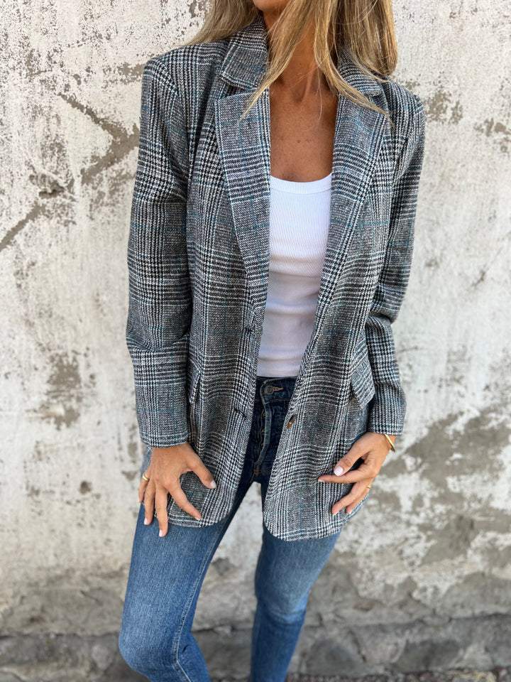Plaid Blazer Helena