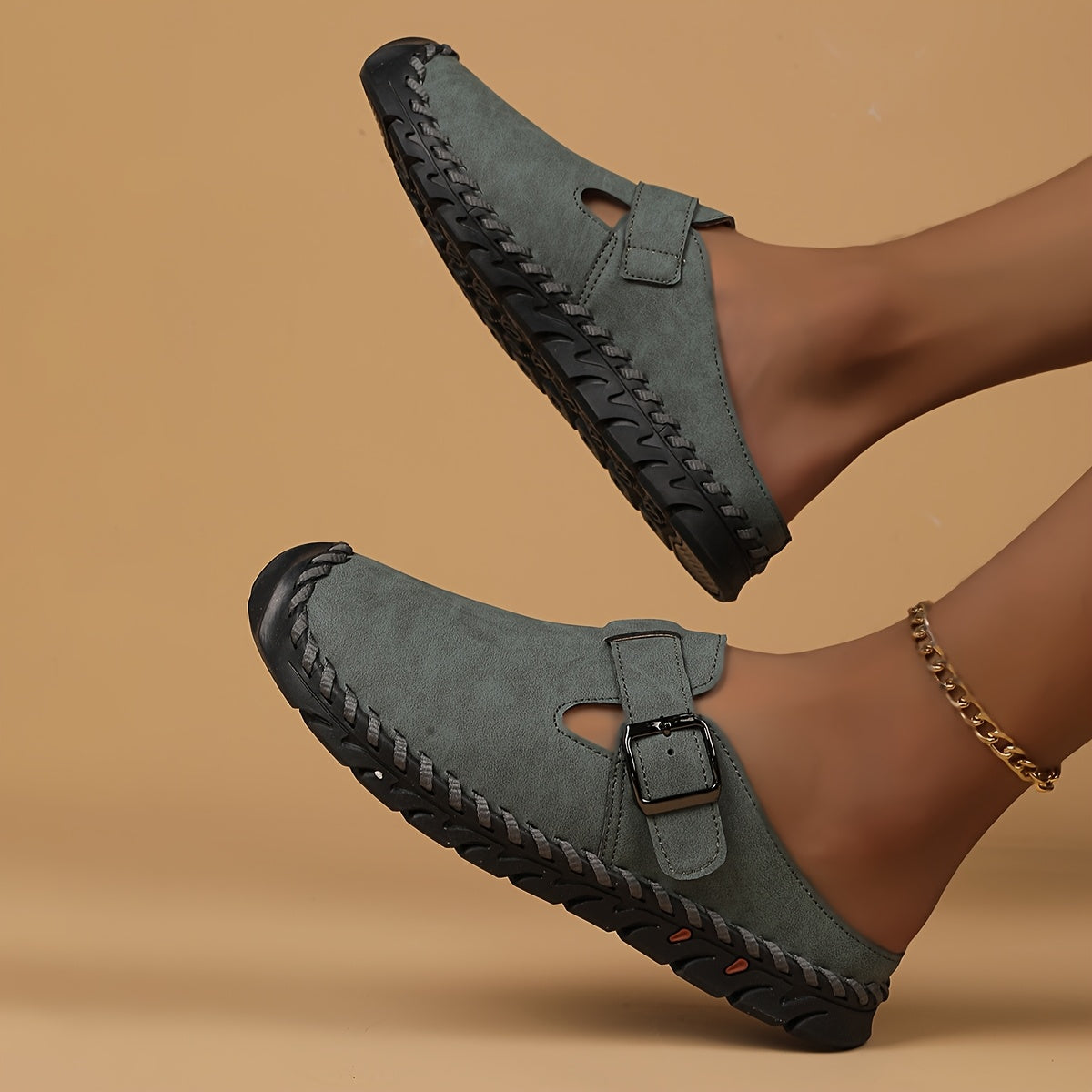 Marly - Easy Slip-On Comfort Shoe with Buckle