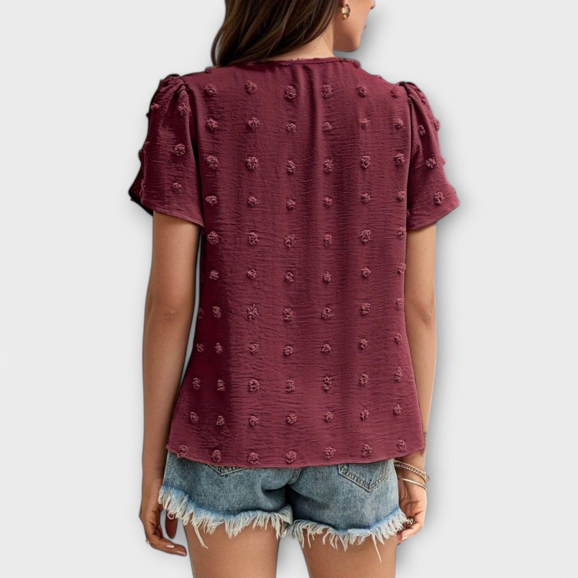 Charlotte - The Perfect Dot Blouse