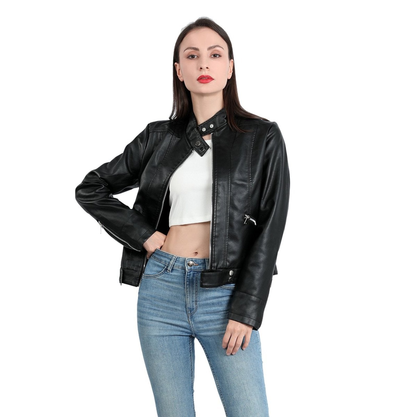 Leather Jacket Thea