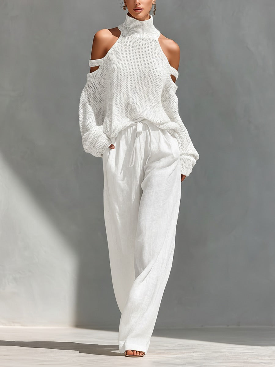 Selmira | Luxury Knit and Linen Set