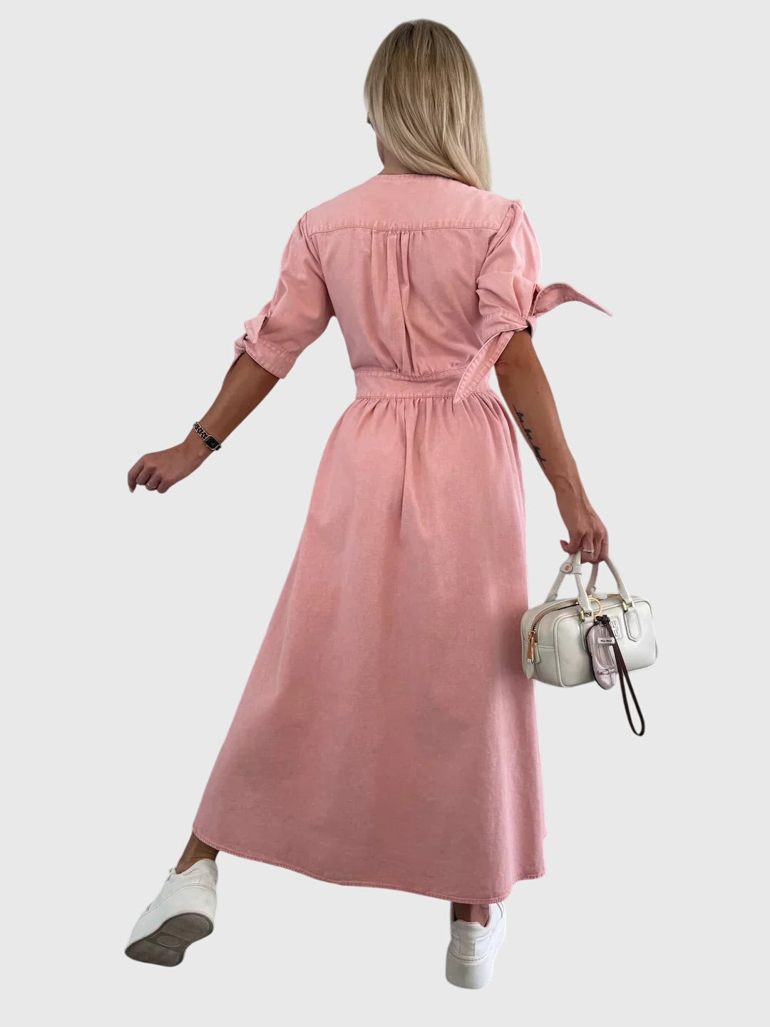 Sophia - Elegant Denim Dress