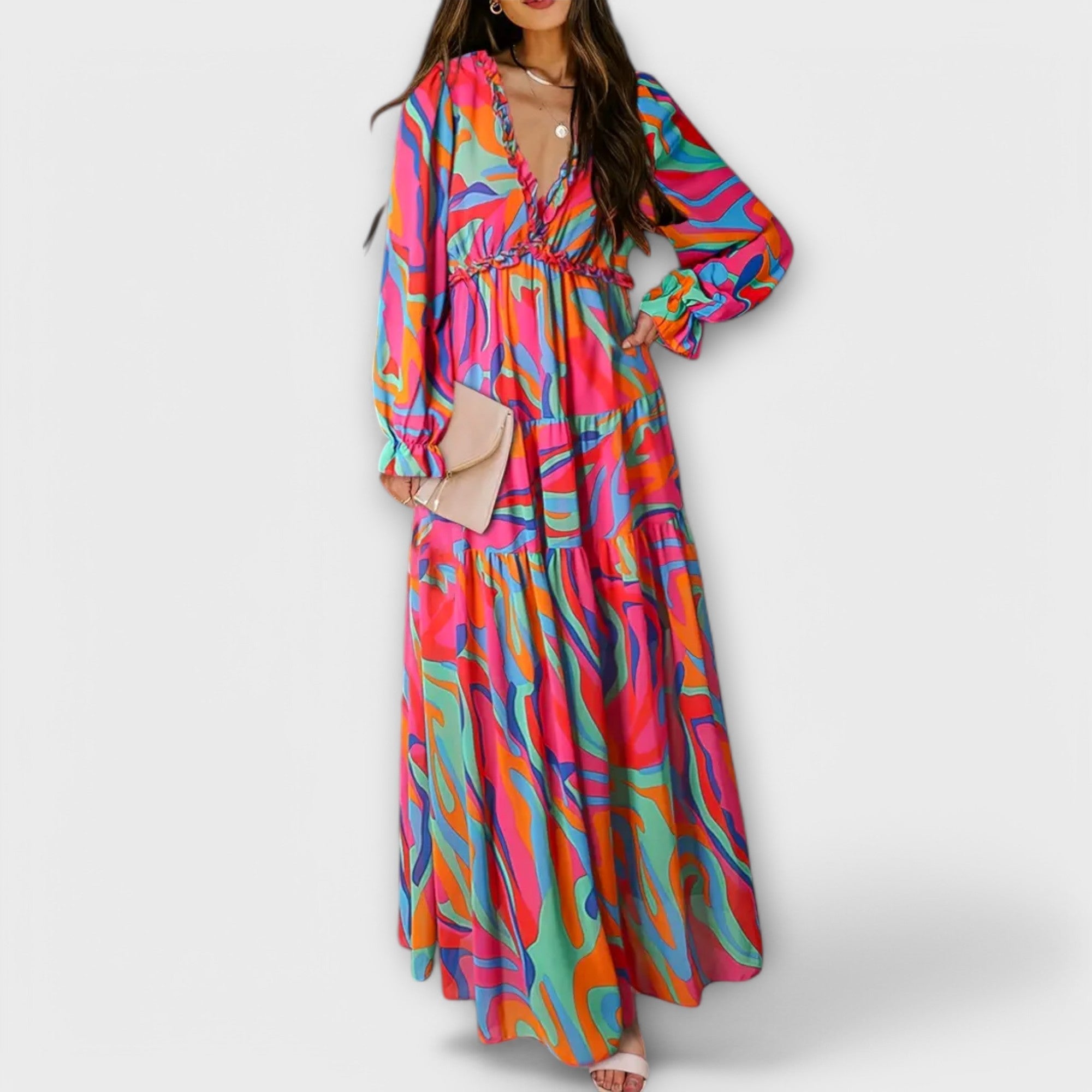 Ynah - Elegant Maxi Dress