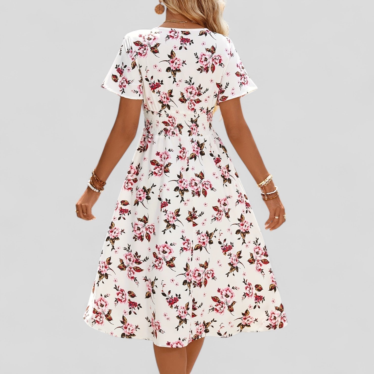 Gretalise - Comfortable Summer Midi Dress