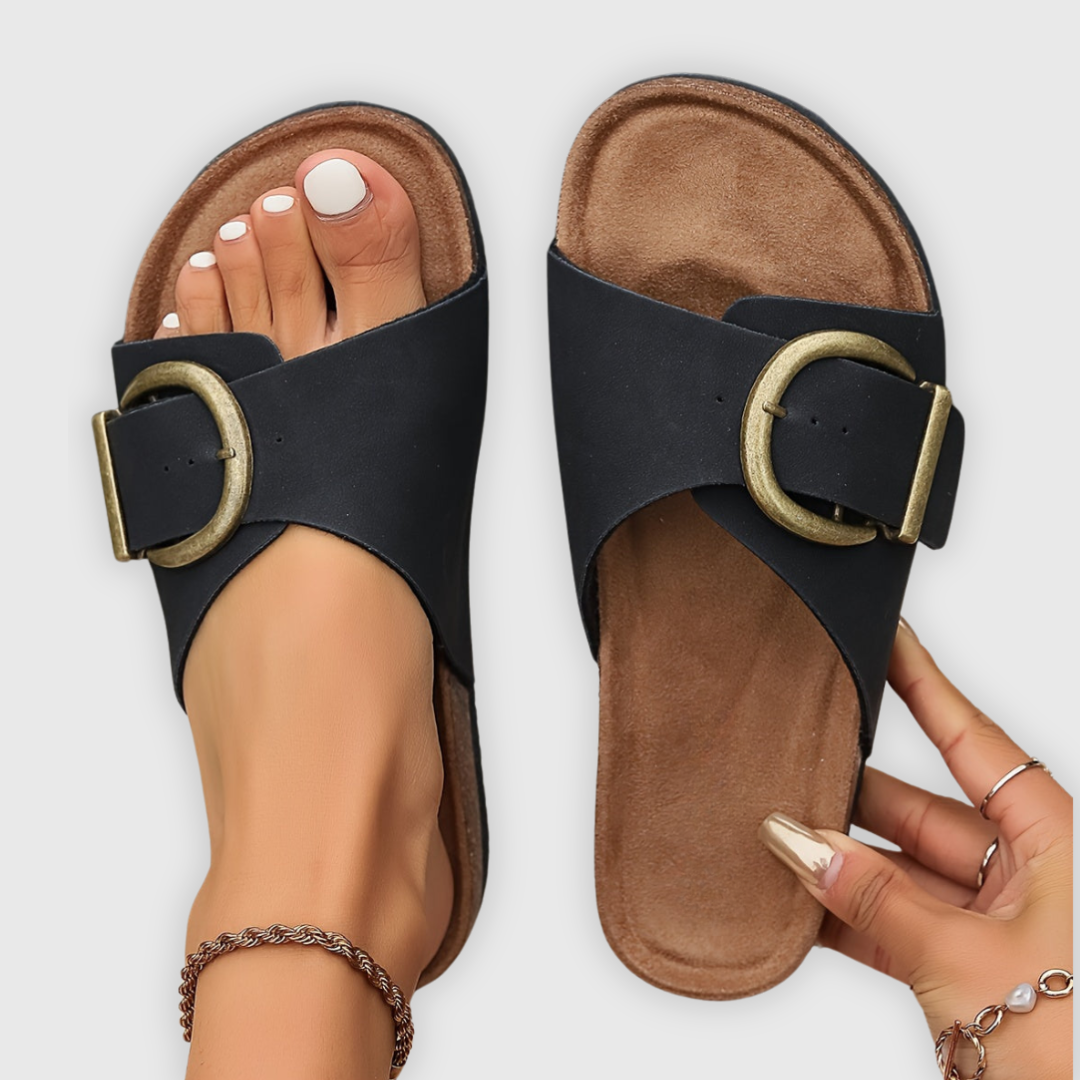 Aurora – Cozy Slip-On Sandals for Ultimate Comfort