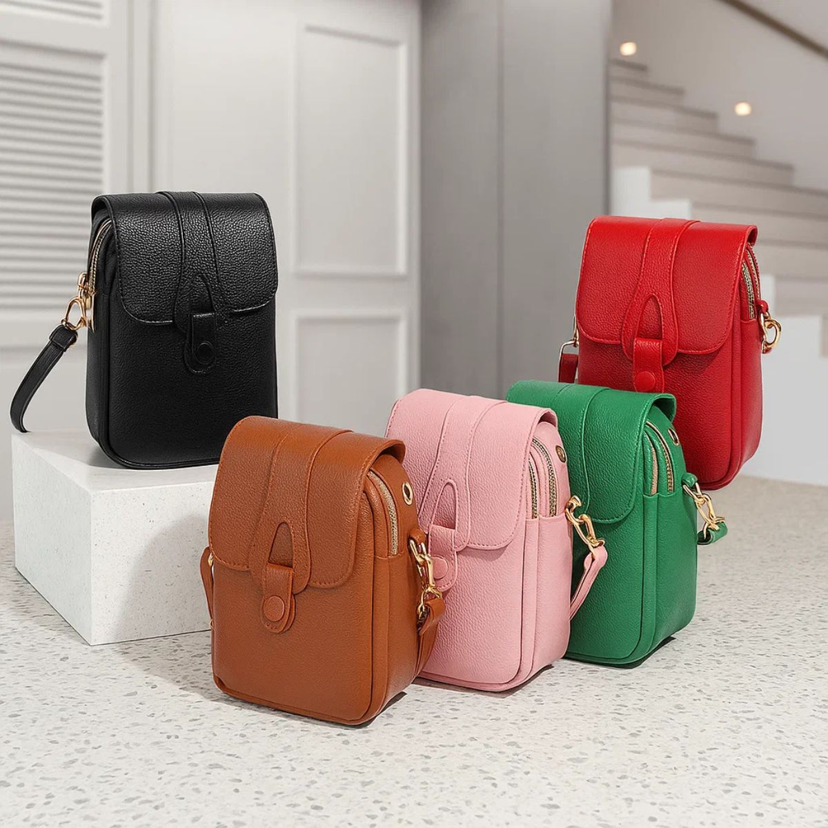 Lotte - Leather Shoulder Bag