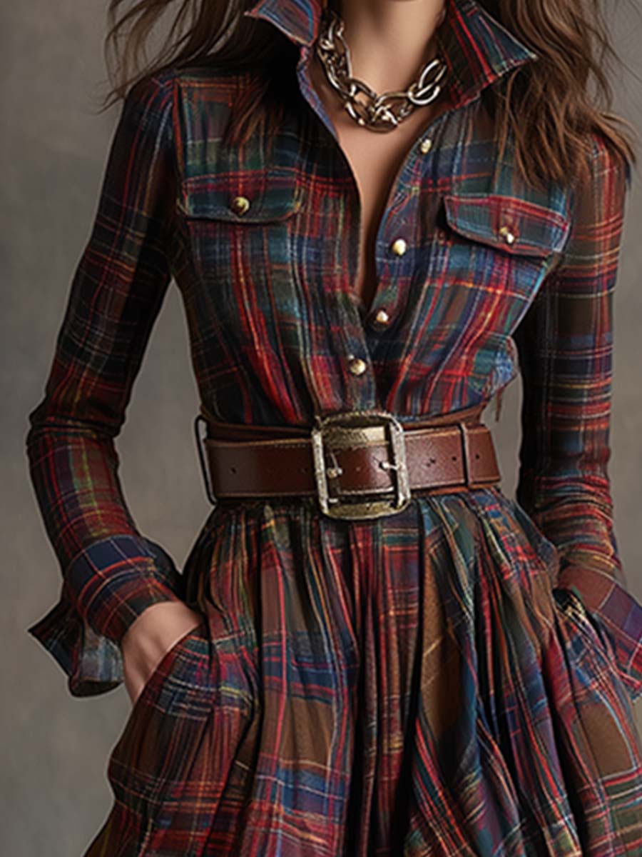Mandy - Belt Shirt Dress