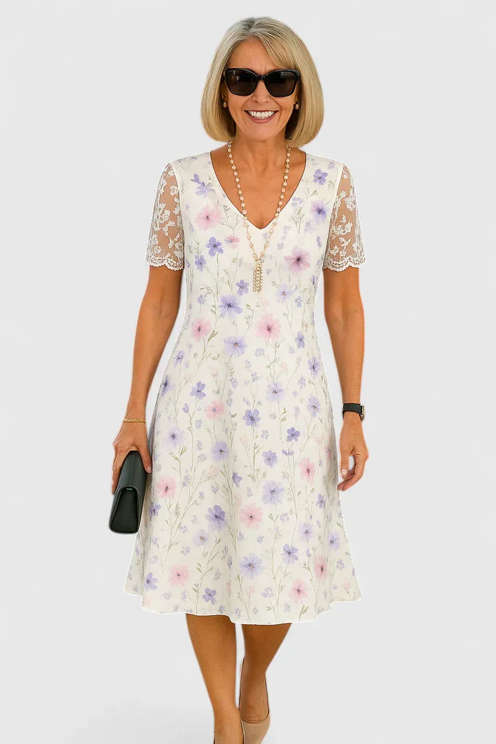 Brislyn - Elegant Midi Dress