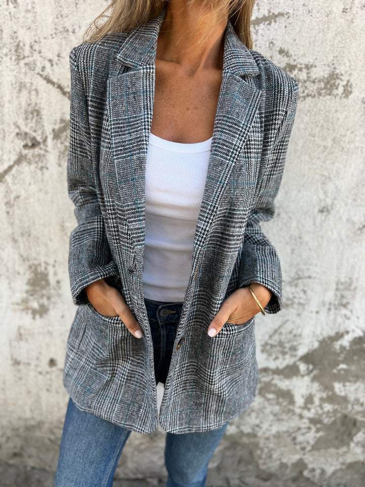 Plaid Blazer Helena