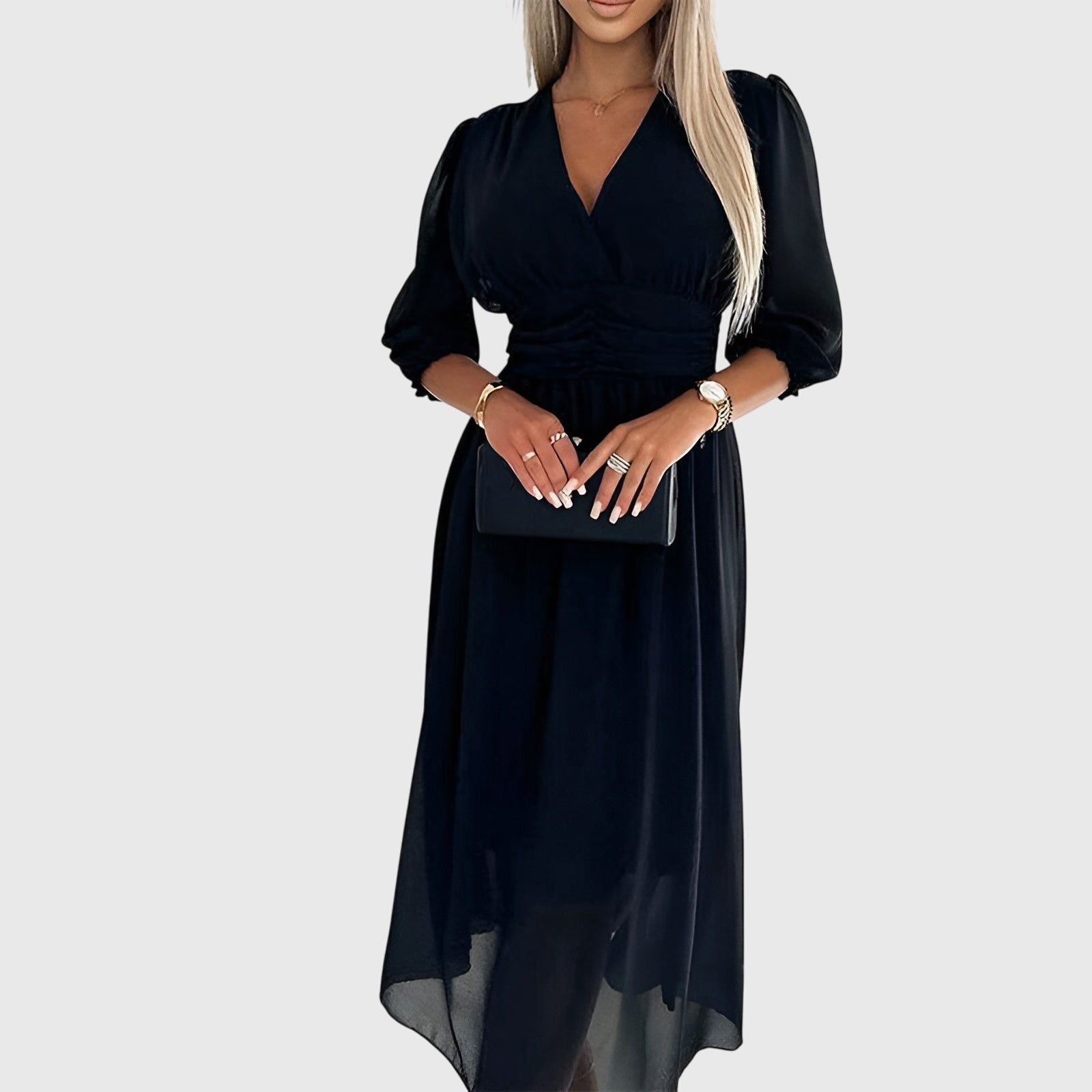 Chloe - Lightweight Silky Chiffon Dress
