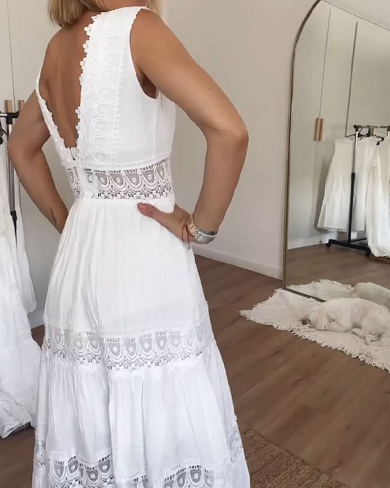 Amelia | Elegant Lace Maxi Dress