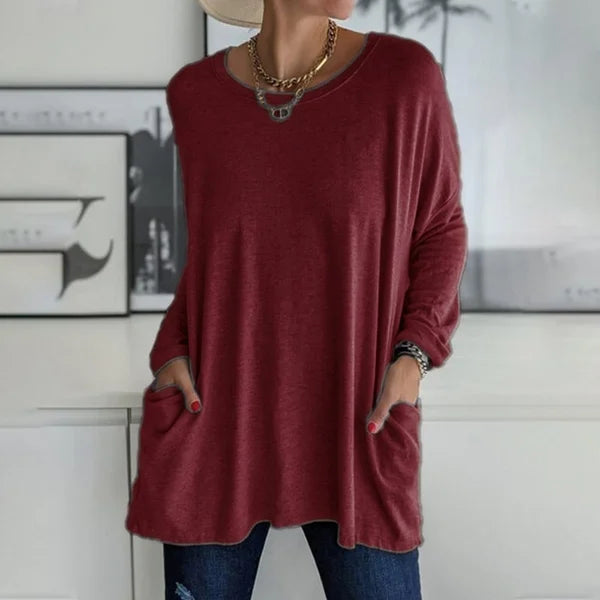Aria - Relaxed Long Sleeve Top