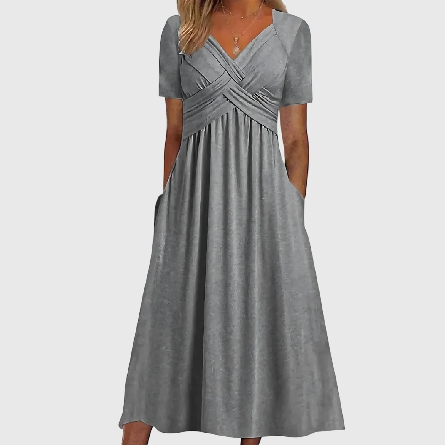 Viola - Midi Dress with Tummy Control