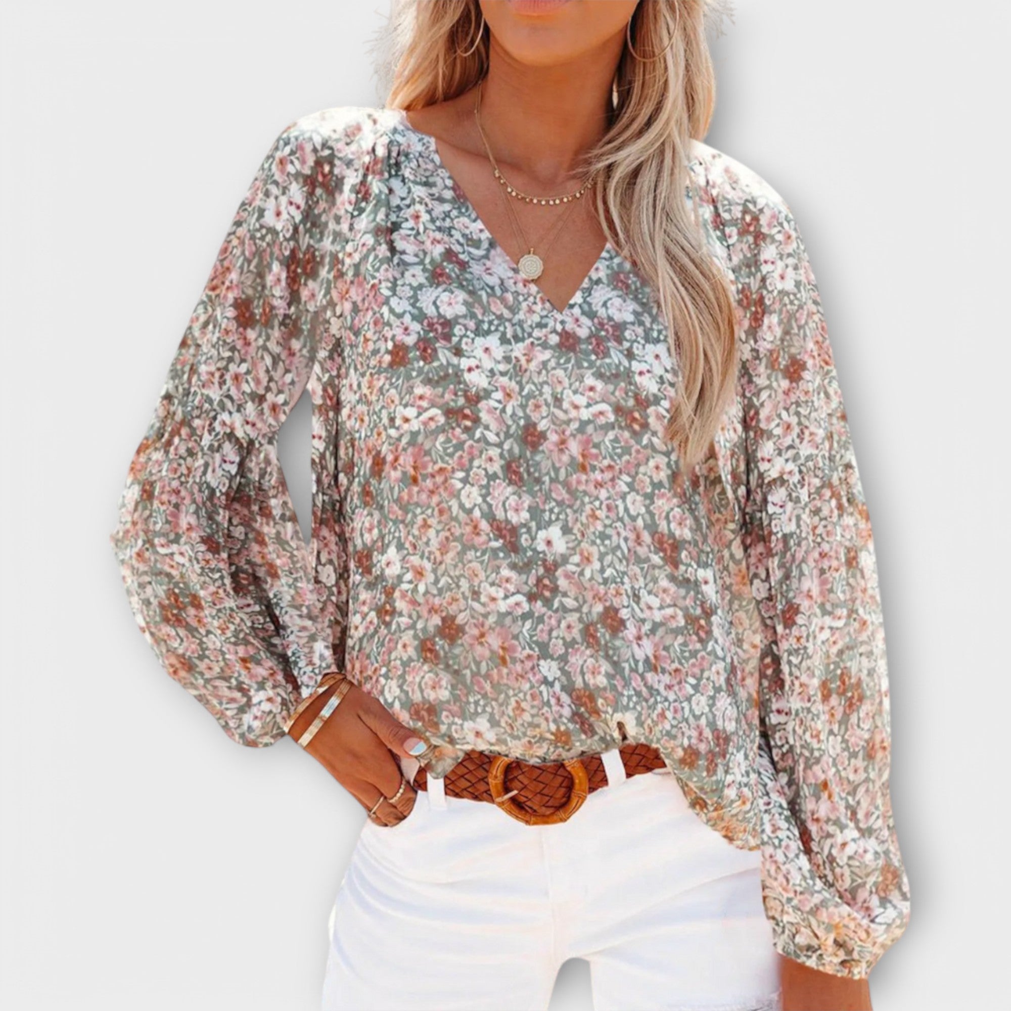 Remi - Long Sleeved Women's Blouse