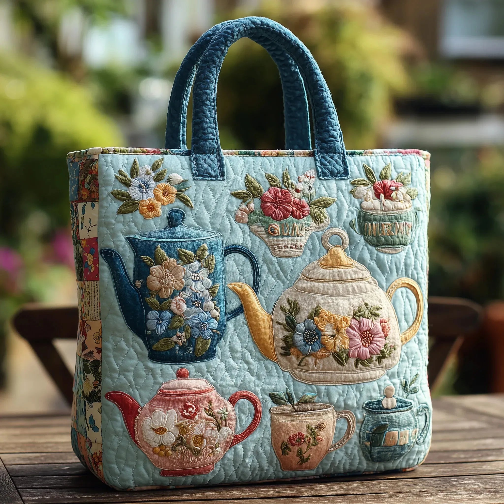 Flora - Versatile Quilted Tote Bag