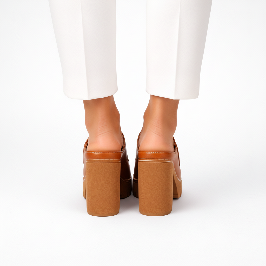 Genevieve | Elevated Platform Mule Heels