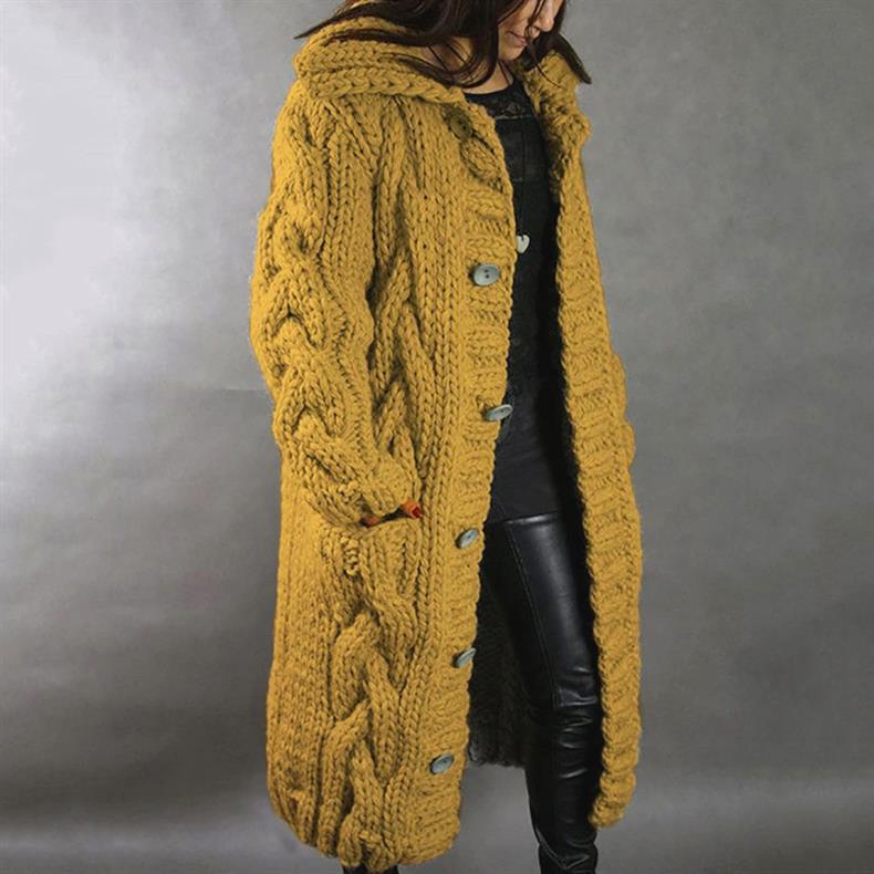 Karina - Elegant cosy coat with tummy coverage