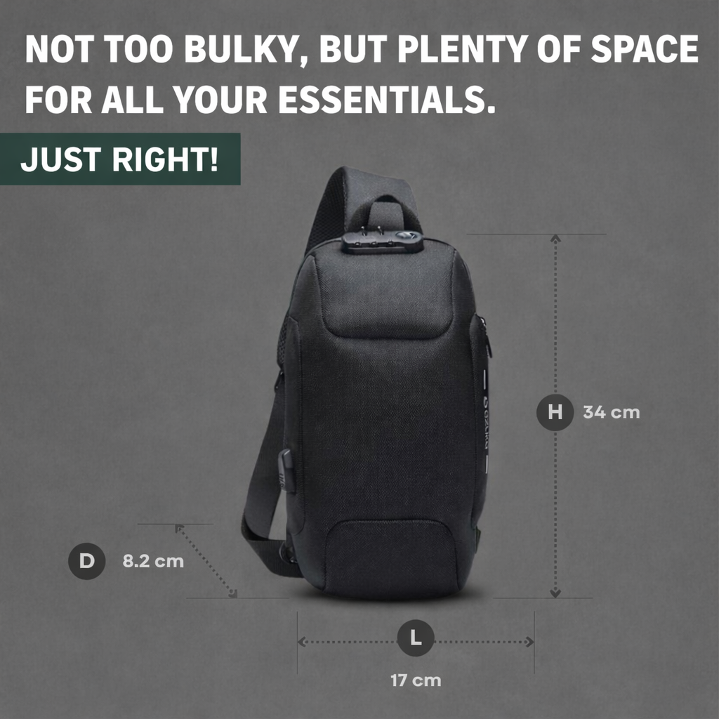 Anti-Theft Crossbody Bag